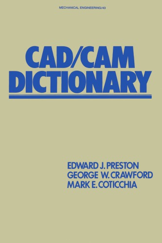 CAD/CAM dictionary