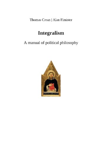 Integralism: A Manual of Political Philosophy