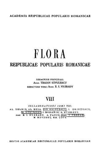 Flora Republicii Populare Române