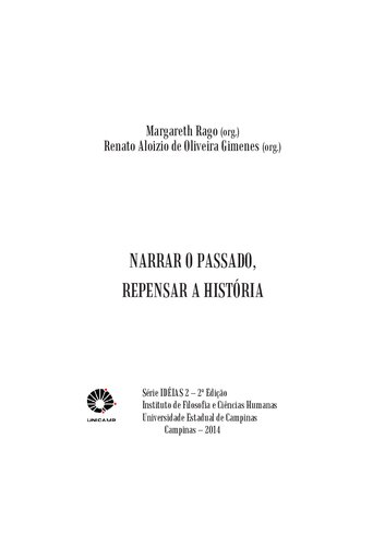 Narrar o Passado, repensar a história