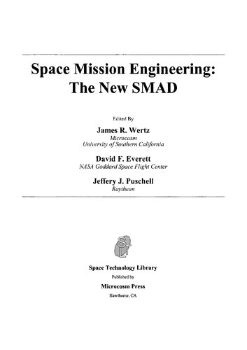 Space Mission Engineering - The New SMAD