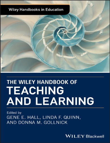 The Wiley handbook of teaching and learning