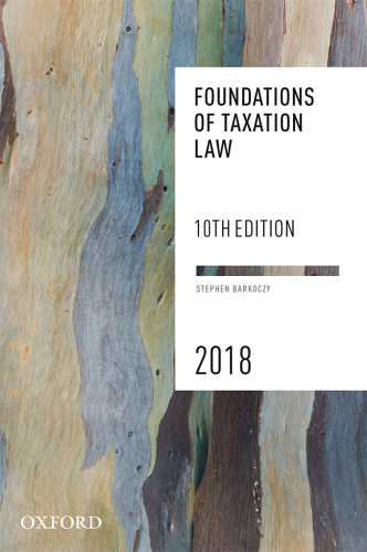 Foundations of Taxation Law