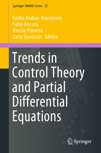 Trends in control theory and partial differential equations