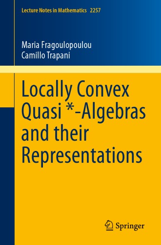 Locally convex quasi star-algebras and their representations