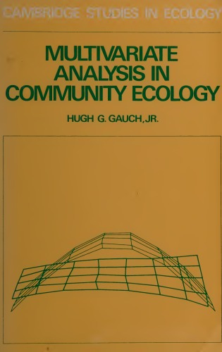 Multivariate Analysis in Community Ecology