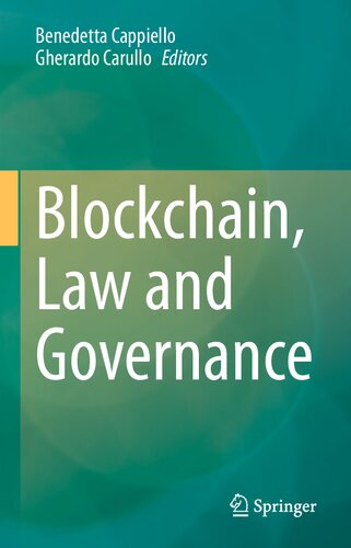 Blockchain, Law and Governance