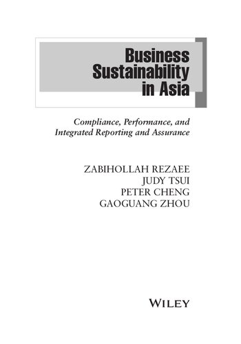 Business Sustainability in Asia: Compliance, Performance, and Integrated Reporting and Assurance