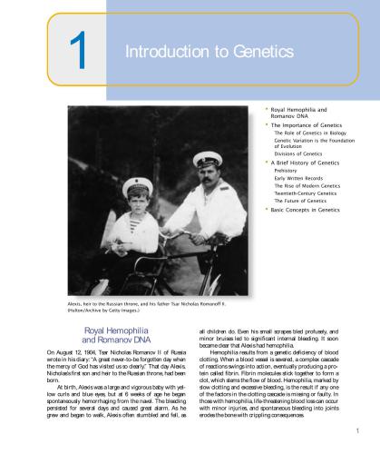 Genetics: A Conceptual Approach