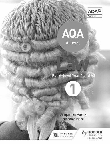 AQA A-level Law Book 1: For A-level Year 1 and AS