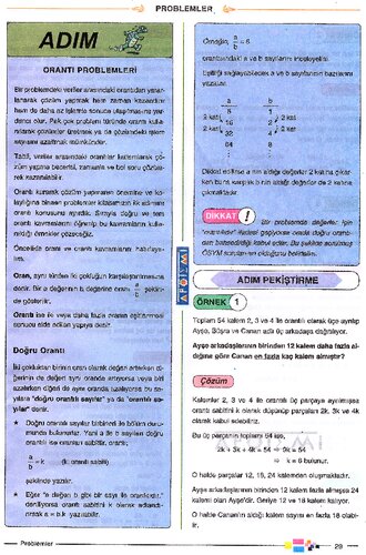 Dream Team Matematik 18-Problemler II (Sayı, Kesir ve Yaş)