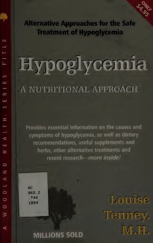 Hypoglycemia: A Nutritional Approach