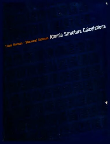 Atomic Structure Calculations