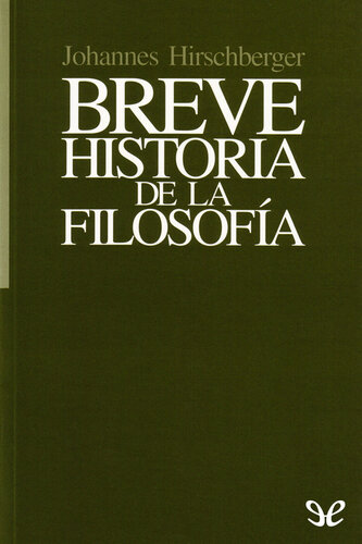 Breve historia de la filosofía