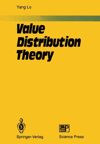 Value Distribution Theory