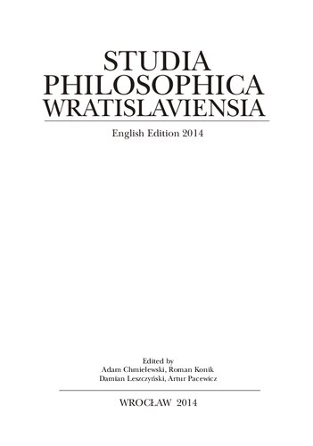 Studia Philosophica Wratislaviensia. English Edition