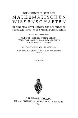 Vorlesungen über Zahlentheorie