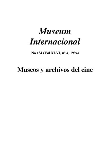 Museos Y Archivos De Cine