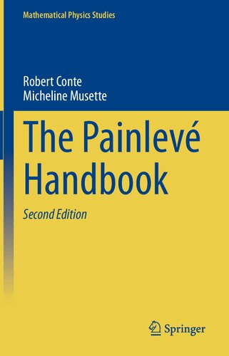 the PAINLEVE HANDBOOK.