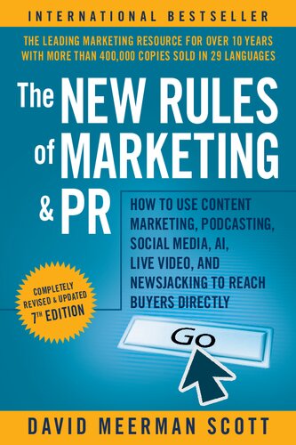 NEW RULES OF MARKETING & PR how to use social media, online video, mobile applications, blogs... , news releases, and viral marketing to reach buye.