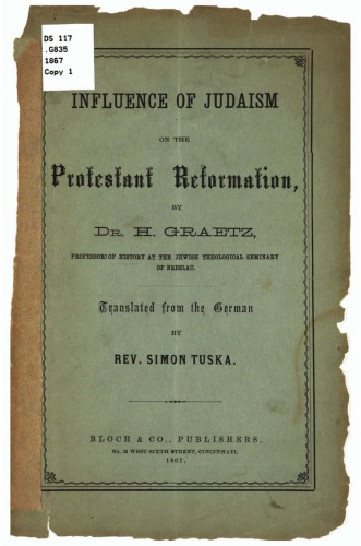 Influence of Judaism on the Protestant Reformation