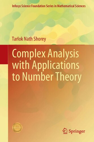 Complex Analysis with Applications to Number Theory