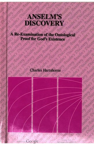 Anselm's discovery : a re-examination of the ontological proof for God's existence