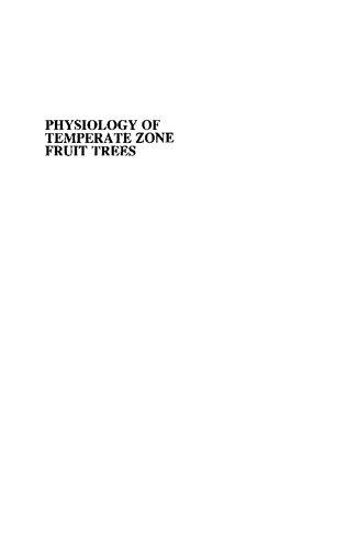 Physiology of temperate zone fruit trees