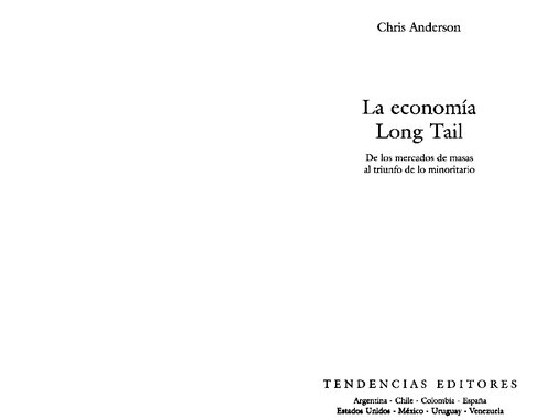 La Economia Long Tail