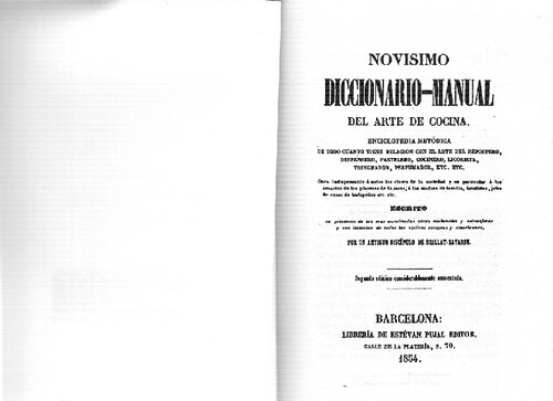 Diccionario Manual Del Arte De Cocina (Scan)