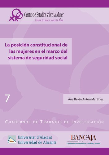 La posición consitucional de las mujeres en el marco del sistema de seguridad social