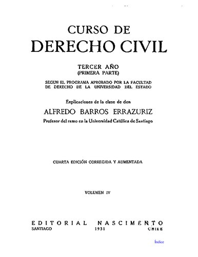 Curso de Derecho Civil