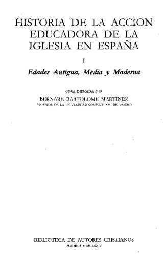 Historia De La Accion Religiosa De La Iglesia En Espa�a 01