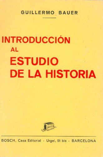 Introduccion Al Estudio De La Historia