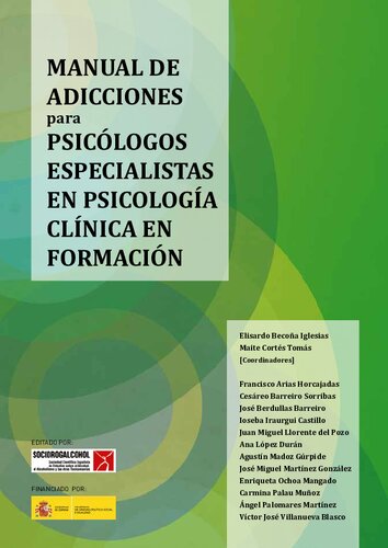 Manual De Adicciones Para Psicologos Especialistas En Psicologia Clinica En Formacion