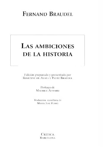 Las Ambiciones De La Historia