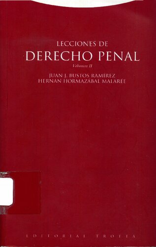 Lecciones De Derecho Penal