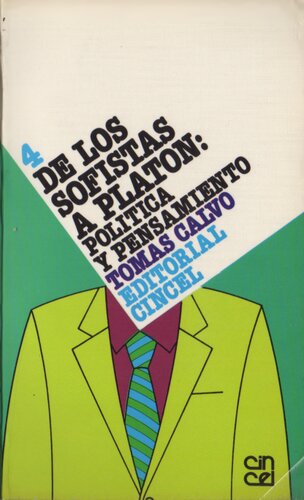 De Los Sofistas A Platon Politica Y Pensamiento