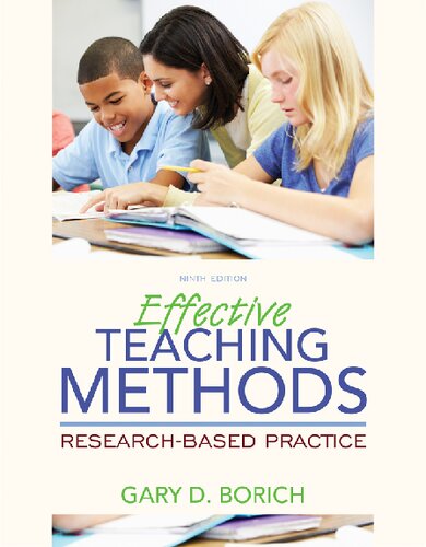 Effective Teaching Methods Research-Based PRactice