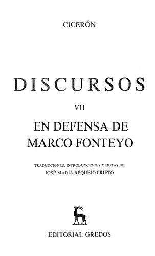 Discurso En Defensa De Marco Fonteyo