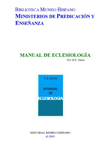 Manual de eclesiología