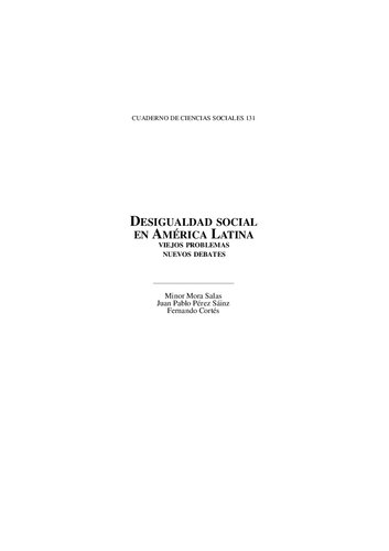 Desigualdad social en America Latina