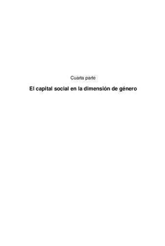 Capital social y reducción de la pobreza: en busca de un nuevo paradigma