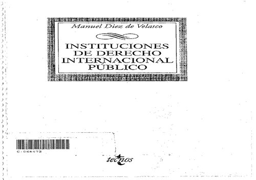 Instituciones De Derecho Internacional Publico Parte 1 Scan