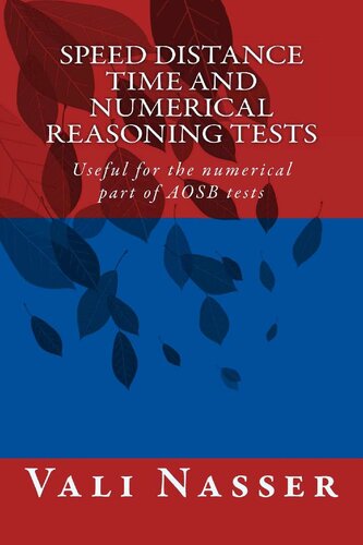 Speed Distance Time and Numerical Reasoning Tests: Useful for the numerical part of AOSB tests