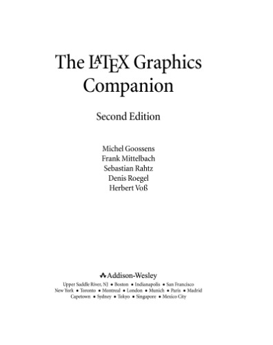 LaTeX Graphics Companion, The (2nd Edition)