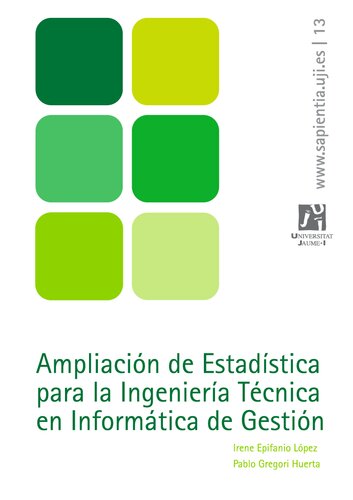 Ampliacion de Estadistica para la Ingenieria Tecnica en Informatica de Gestion