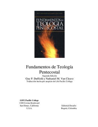 Fundamentos De Teologia Pentecostal