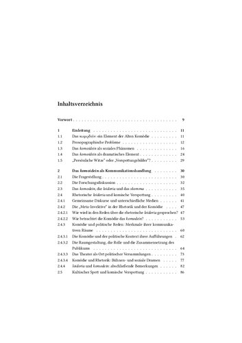 Spott im Drama : dramatische Funktionen der persönlichen Verspottung in Aristophanes' Wespen und Frieden