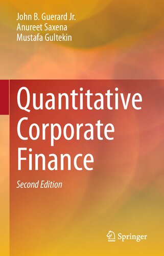 Quantitative Corporate Finance